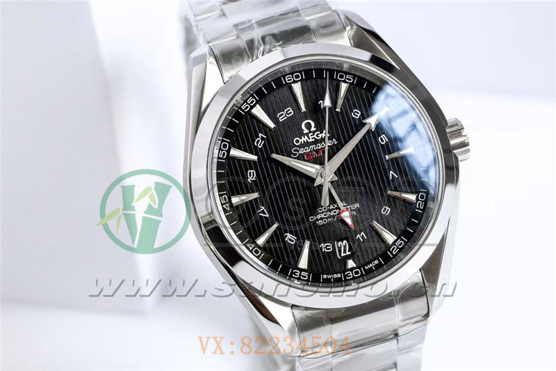 VS廠歐米茄海馬150米GMT黑盤細(xì)節(jié)如何（vs廠海馬150雙時區(qū)值得入手嗎）