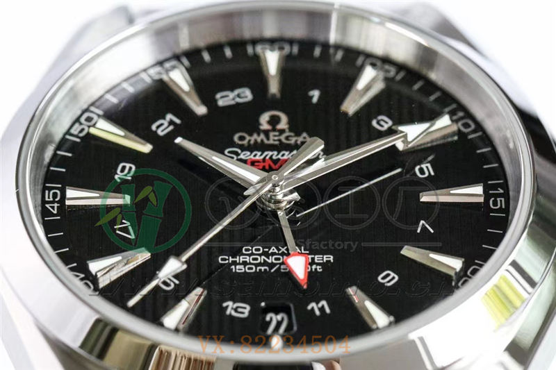 VS廠歐米茄海馬150米GMT黑盤細(xì)節(jié)如何（vs廠海馬150雙時區(qū)值得入手嗎）