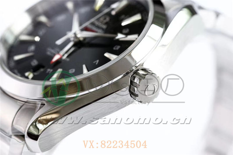 VS廠歐米茄海馬150米GMT黑盤細(xì)節(jié)如何（vs廠海馬150雙時區(qū)值得入手嗎）