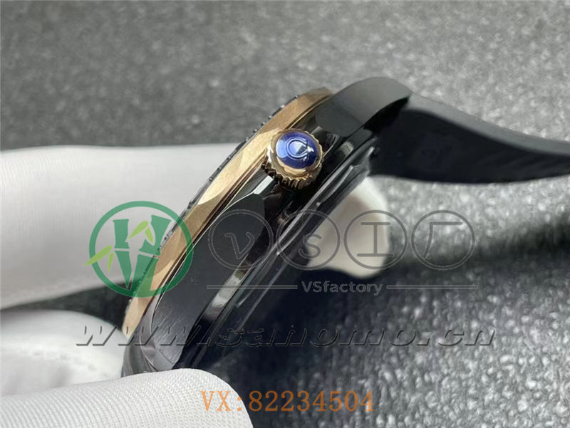 vs廠海馬300墨黑間玫瑰金款做工評測（vs廠海馬300墨黑盤怎么樣）