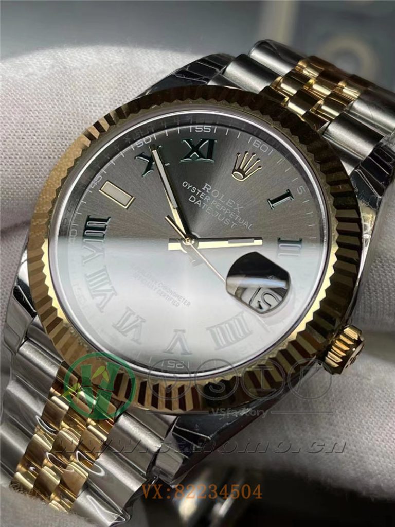 VS廠勞力士36日志型間金綠蘿細節怎么樣