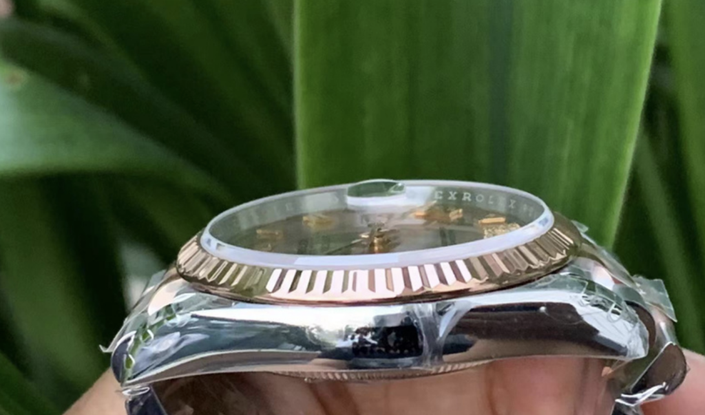 VS廠勞力士36日志間金款香檳金盤細節怎么樣