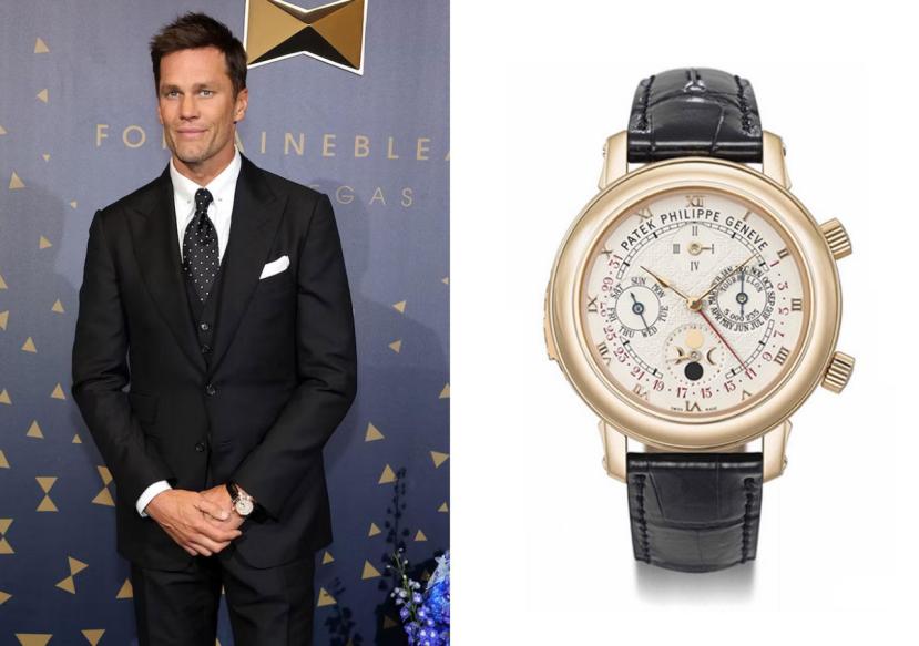 橄欖球之神退役，湯姆·布雷迪佩戴百達翡麗星月陀飛輪腕表掀起轟動
