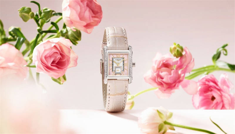 浪琴表春日時計，絢麗色彩驚艷綻放