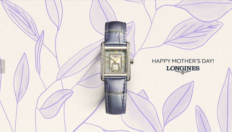 用浪琴表記錄每分每秒的愛，母親節最佳選擇