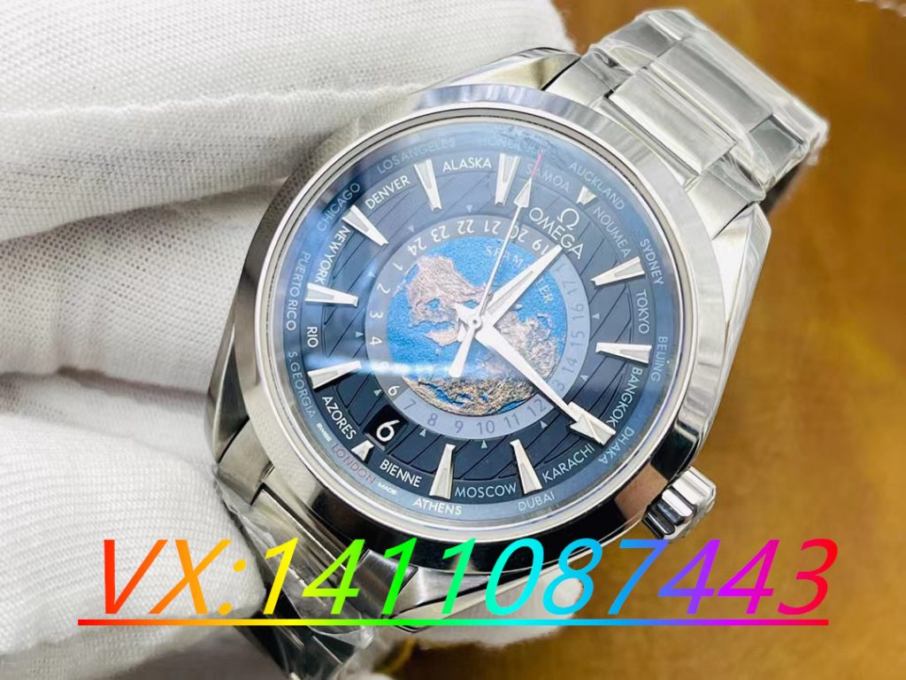 VS廠歐米茄海馬150世界時對比正品評測