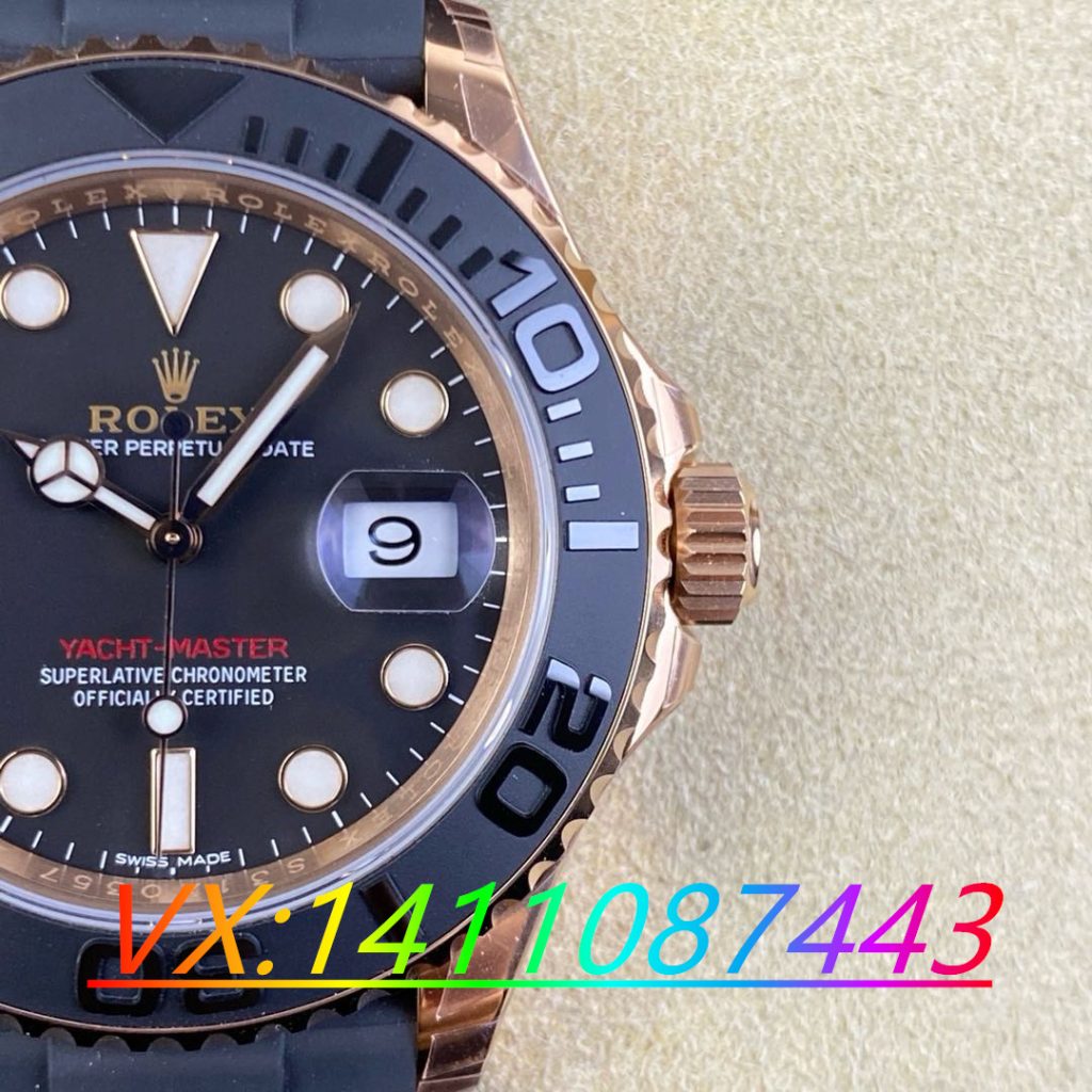 VS廠勞力士玫瑰金游艇的3235機(jī)芯和正品比起來會不會一眼假呀？