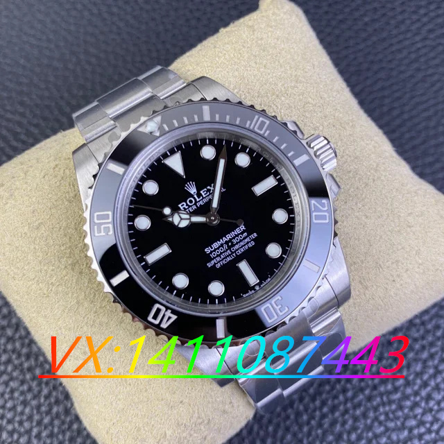 VS廠勞力士無日歷黑水鬼41mm復刻表的細節評測