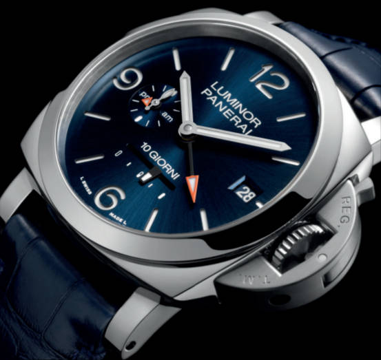 沛納海創新推出Luminor廬米諾系列44毫米十日動儲兩地時自動上鏈腕表PAM1482