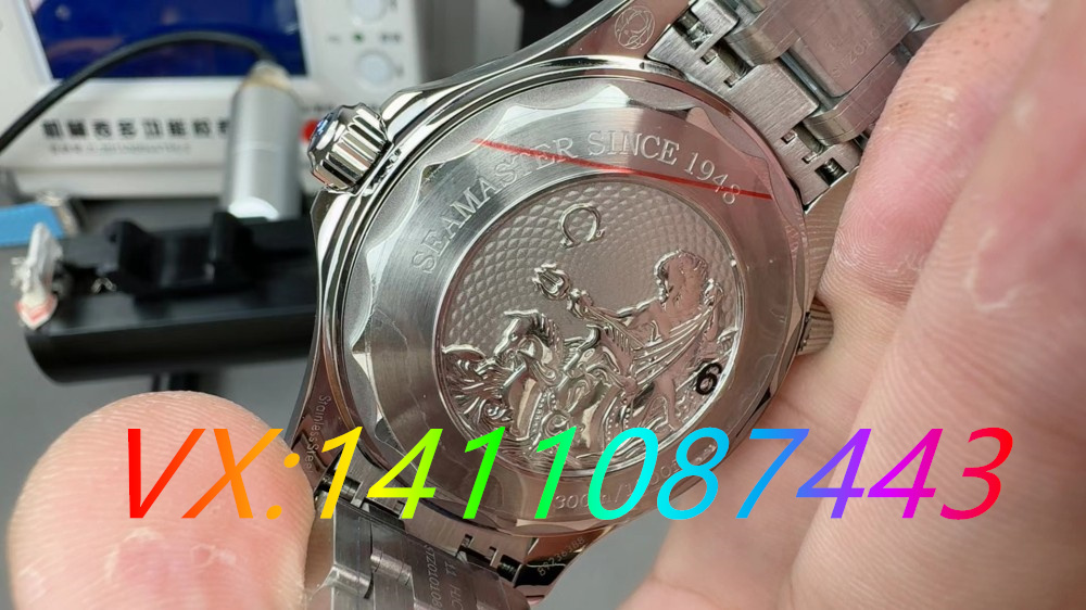 VS廠歐米茄海馬300米冰藍(lán)面搭配8800機(jī)芯細(xì)節(jié)評(píng)測(cè)