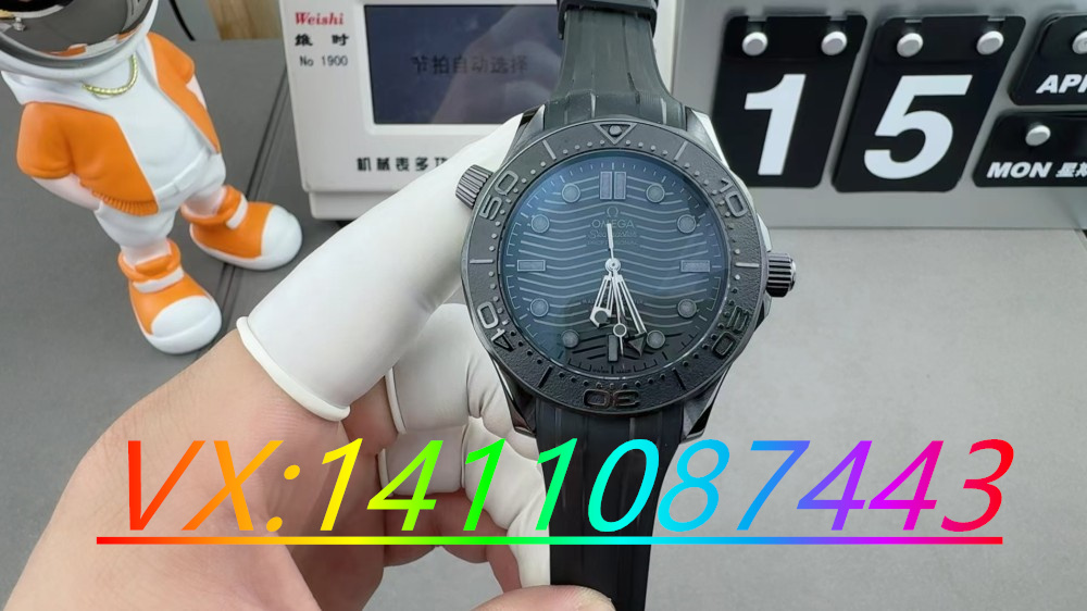 VS廠歐米茄海馬300黑武士細節(jié)評測