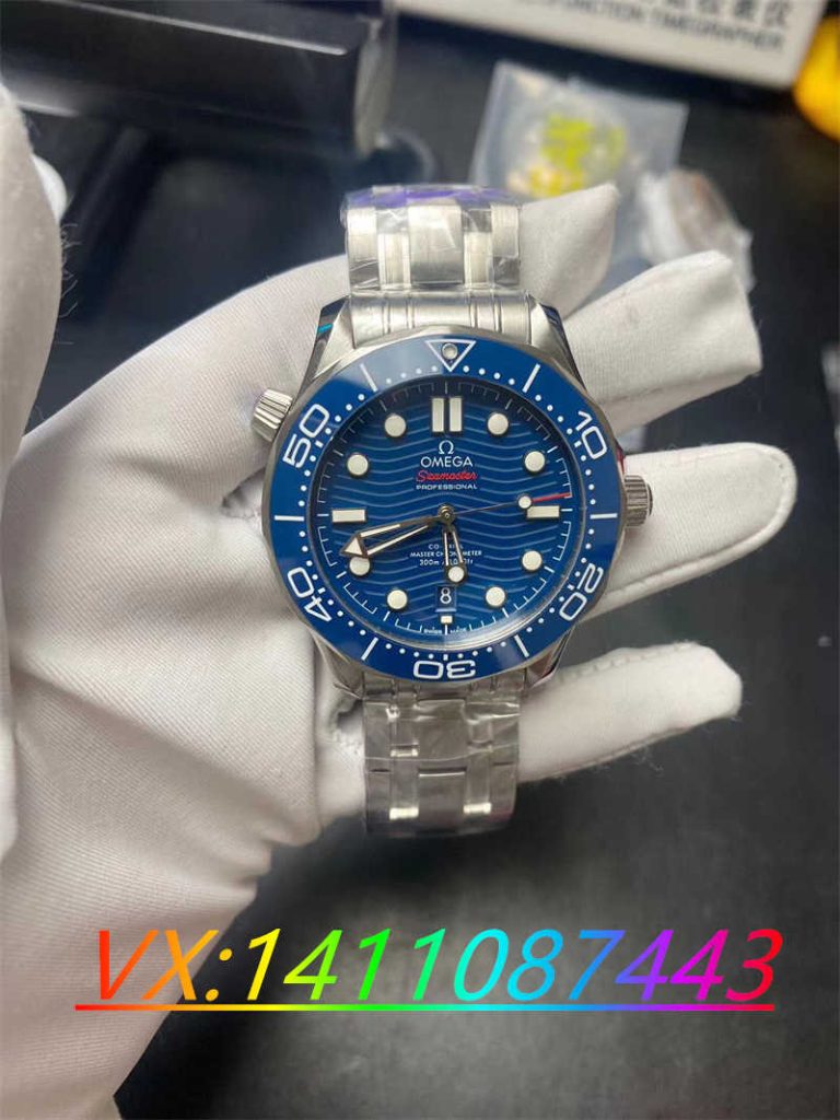 VS廠歐米茄海馬300搭配8800機芯細節揭秘