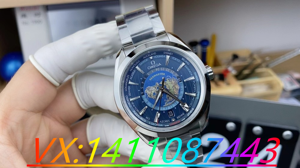 VS廠歐米茄海馬150世界時對比正品評測