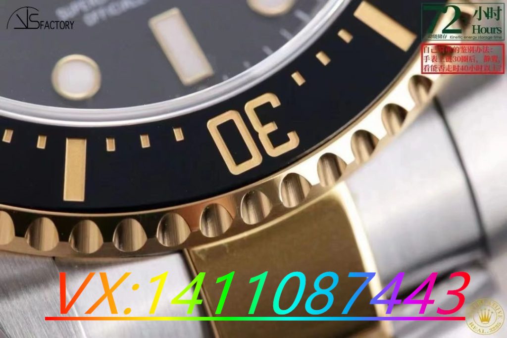 VS廠新款勞力士單黃鬼王間金海使型復(fù)刻表做工深度評測