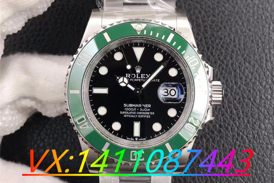 VS廠勞力士41mm綠水鬼對比正品評測-VS廠水鬼搭載丹東3235機芯怎么樣