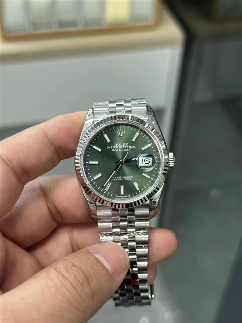 VS廠勞力士日志綠面丹東3235機(jī)芯36m復(fù)刻表細(xì)節(jié)解讀和鑒賞