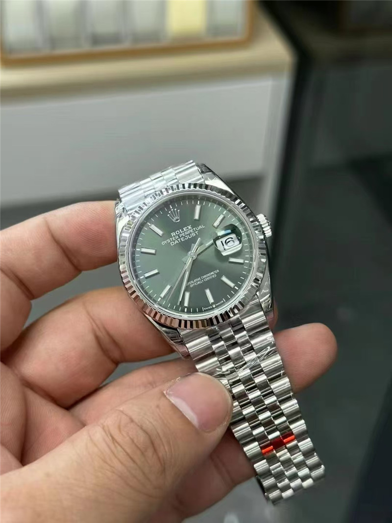 VS廠勞力士日志綠面丹東3235機(jī)芯36m復(fù)刻表細(xì)節(jié)解讀和鑒賞