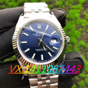 VS廠41mm勞力士日志藍(lán)盤白殼做工評測