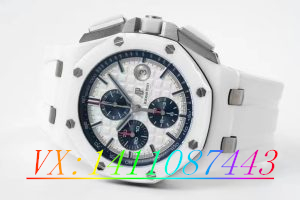 APS廠愛彼26400藍白色調搭配腕表做工怎么樣