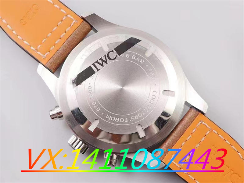 ZF廠萬國飛行員計時IW388104綠面透底快拆表帶才是細節亮點