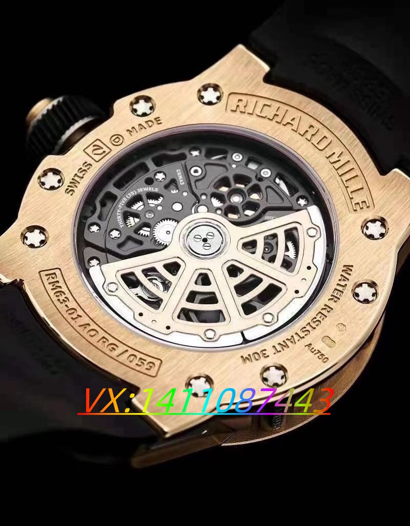 V9廠全新理查德米勒RM63-01一比一復刻，展現獨特個性圓形設計