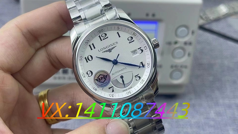 APS廠浪琴大嘴真動能顯示搭配L602機芯細節展示