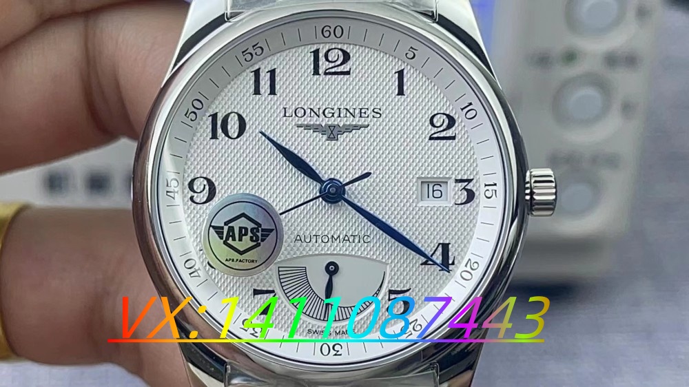 APS廠浪琴大嘴真動能顯示搭配L602機芯細節展示