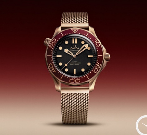 當青銅金遇上勃艮第紅，歐米茄全新海馬300米潛水表驚艷亮相