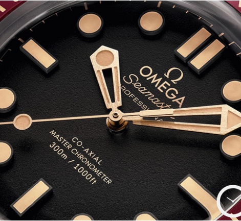 當青銅金遇上勃艮第紅，歐米茄全新海馬300米潛水表驚艷亮相