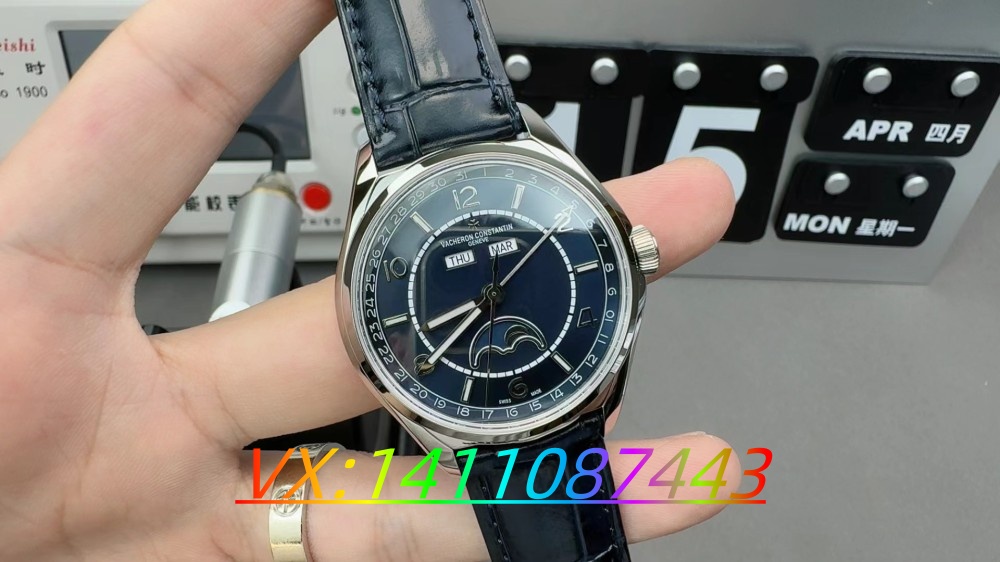 MX廠江詩丹頓伍陸之型4000E全日歷月相腕表?做工細節(jié)解析