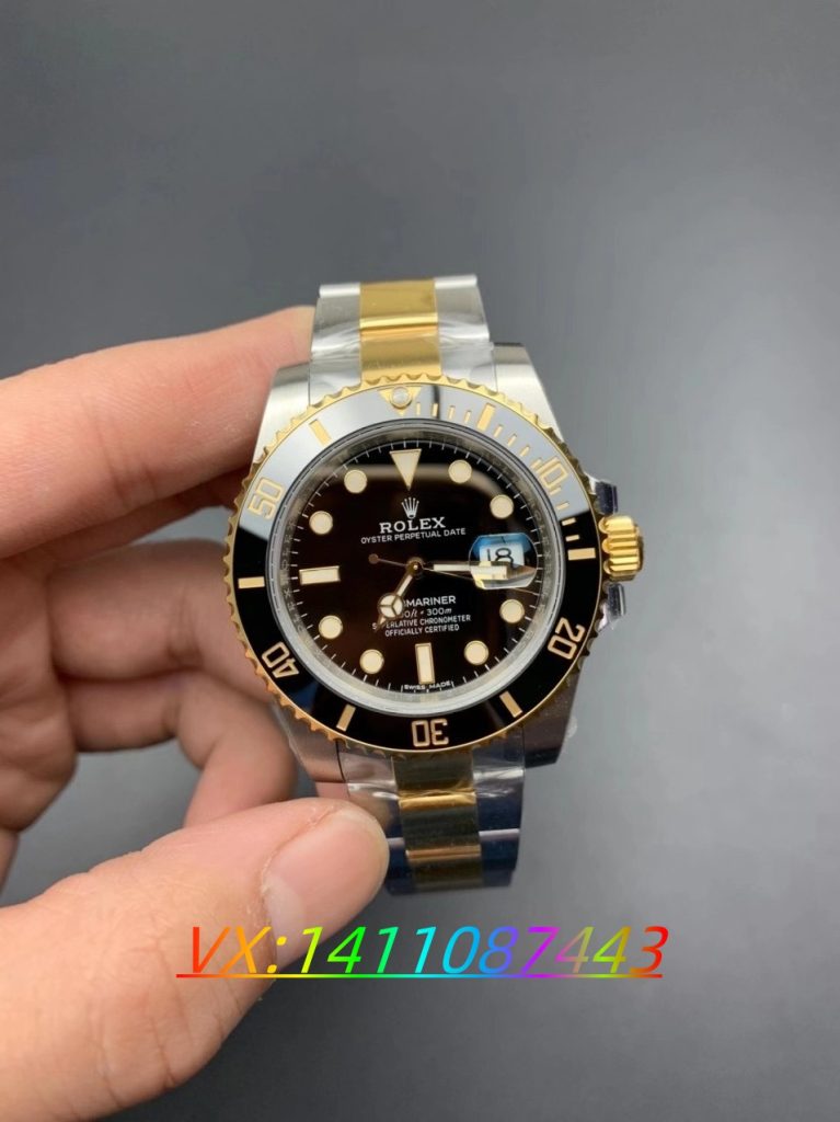 VS廠勞力士40毫米間金款黑水鬼評測—VS廠間金黑水鬼會一眼假嗎？?