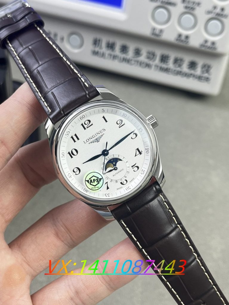 APS廠浪琴月相做工細節全方位評測(附最新出貨實拍)