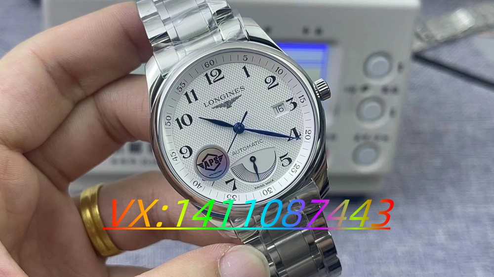 APS廠浪琴大嘴真動能顯示搭配L602機芯:細節(jié)之處見真章