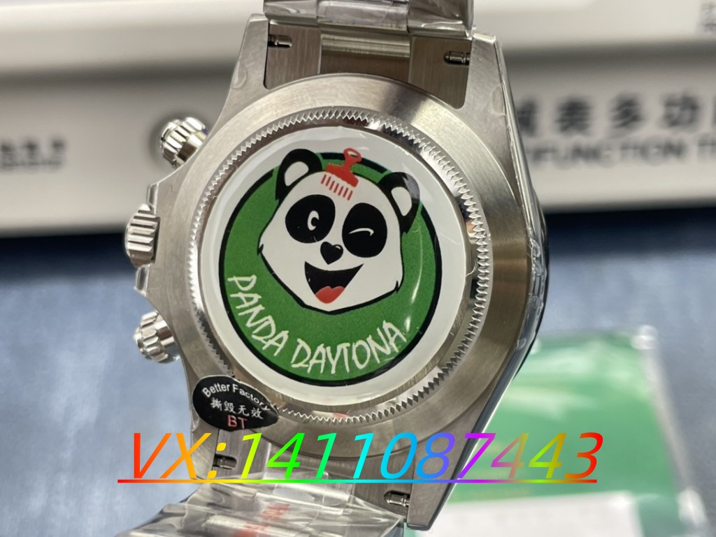 BT廠(chǎng)勞力士熊貓迪通拿搭載4130機(jī)芯:與正品對(duì)比全解析