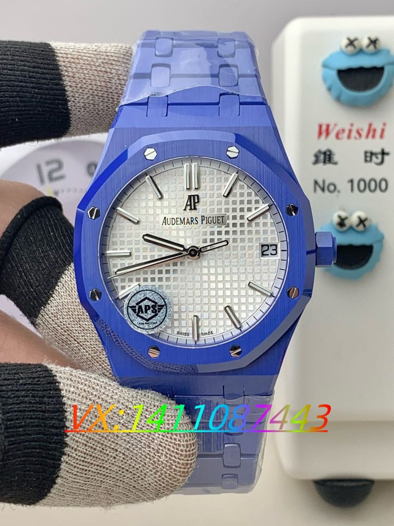 APS廠最新款愛彼15500藍(lán)陶瓷做工質(zhì)量解析(附出貨高清實拍)