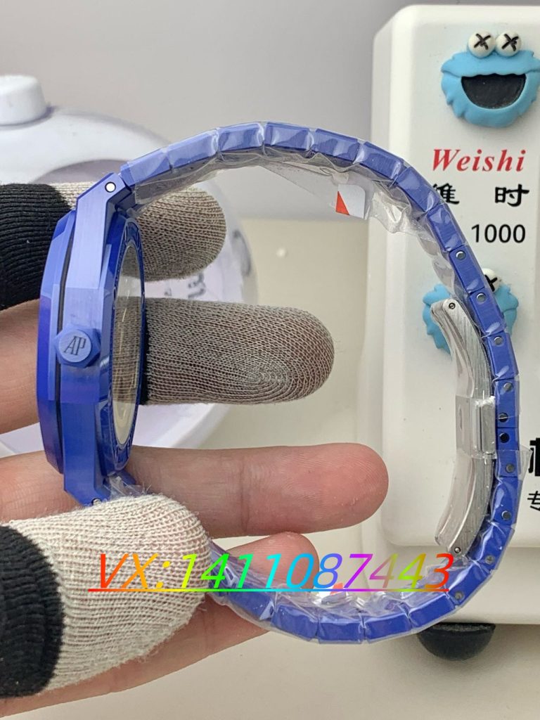 APS廠最新款愛彼15500藍(lán)陶瓷做工質(zhì)量解析(附出貨高清實拍)