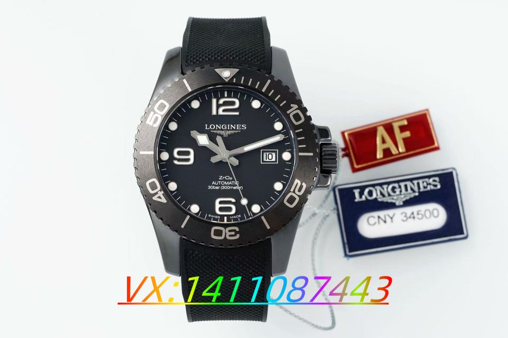 AF廠浪琴康卡斯全黑陶瓷款評(píng)測(cè):當(dāng)硬朗美學(xué)邂逅精密工藝?