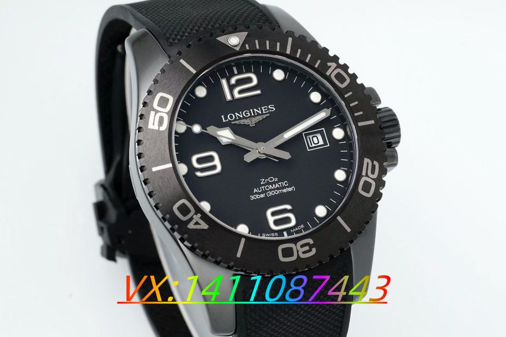 AF廠浪琴康卡斯全黑陶瓷款評(píng)測(cè):當(dāng)硬朗美學(xué)邂逅精密工藝?